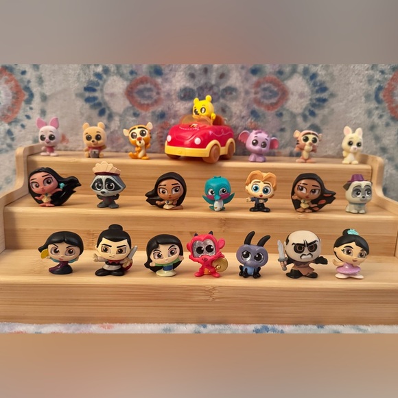 Disney Doorables Mixed Series Lot of 21 Mulan Let’s Go Vehicle Winnie The Pooh - Picture 2 of 10